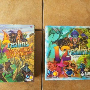 12 Realms IGNAZIO CORRAO  & ANCESTORS LEGACY strategic multi-player Boardgames